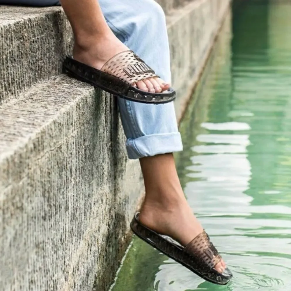 🆕Puma Fenty By Rihanna Black Jelly Slide Sandals